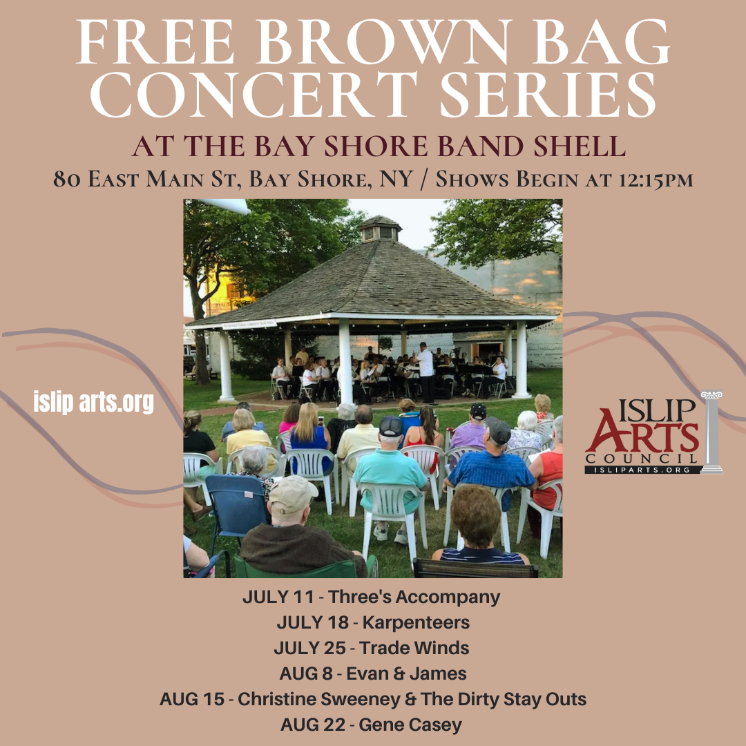 JULY 2023 / Free Brown Bag Concert Series at the Bay Shore Band Shell