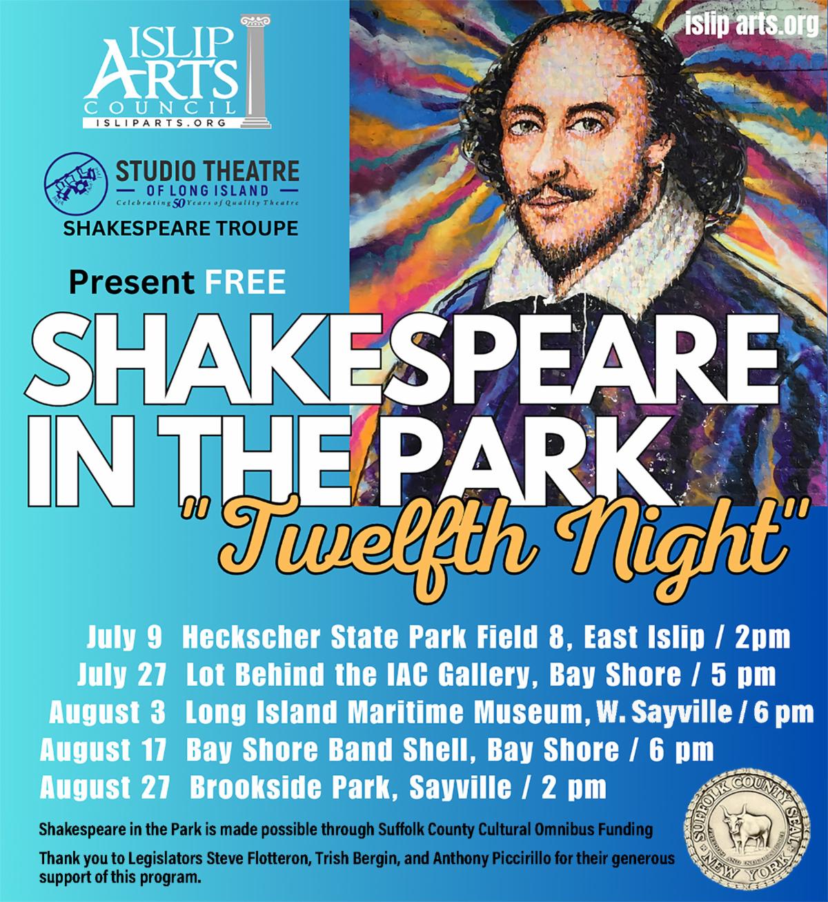 JULY 2023 / Free Shakespeare in the Park Series