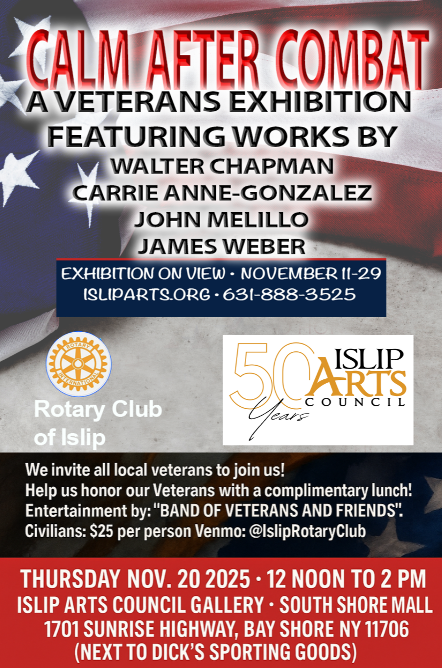 NOV 2025 / Veterans' Exhibition: Calm After Combat 