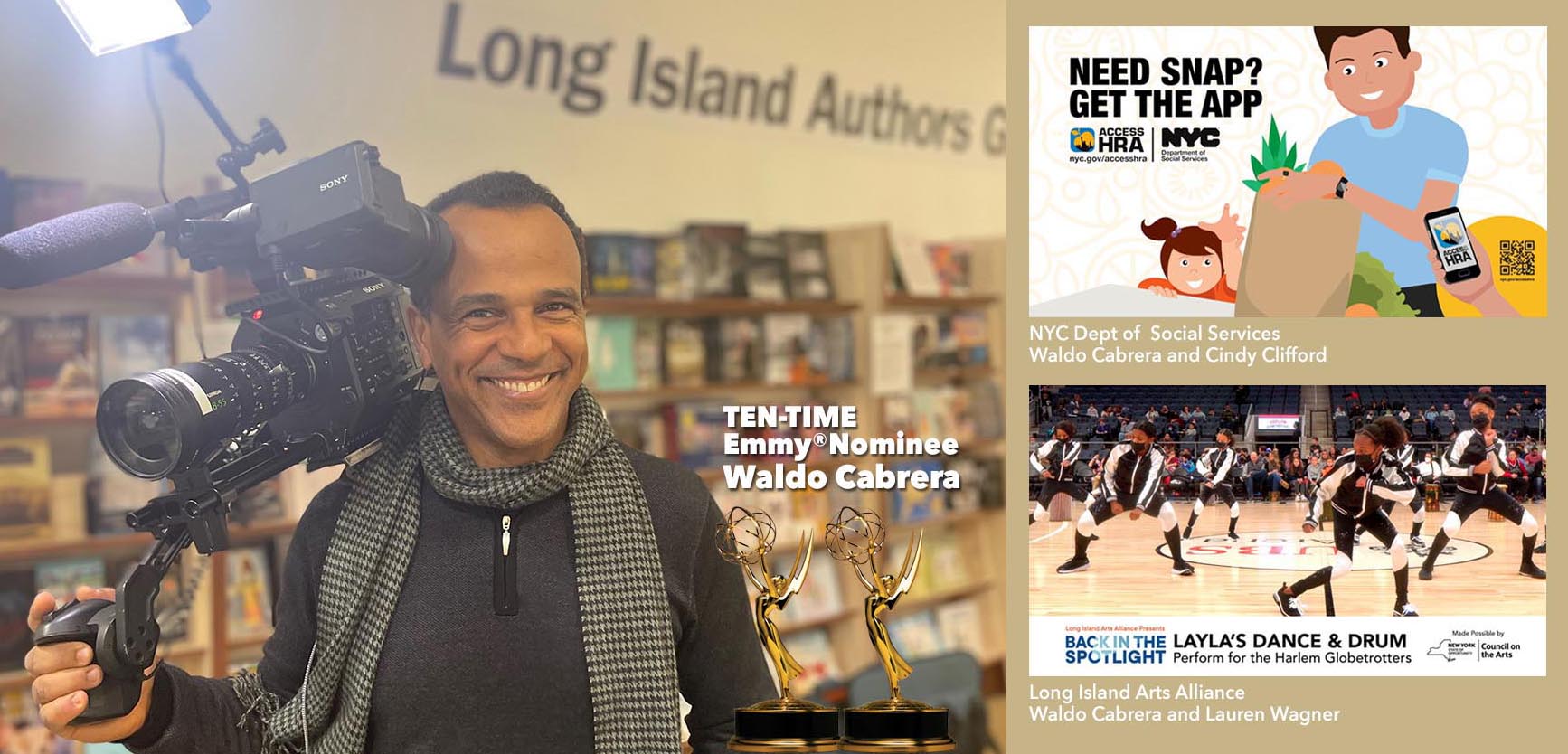 JULY 2023 / IAC President Waldo Cabrera Receives Two Emmy Nominations