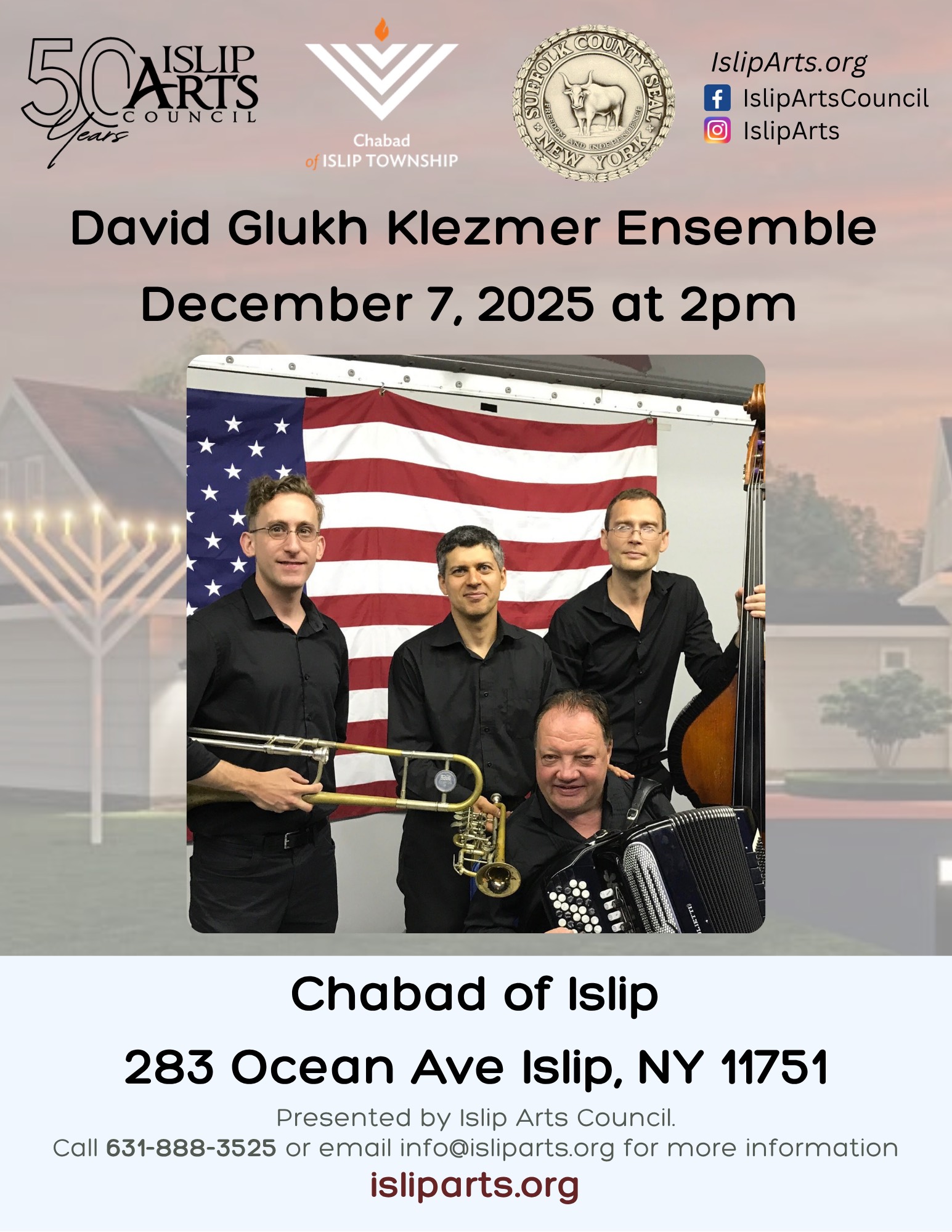 DEC 2025 / IAC Presents the David Glukh Klezmer Ensemble