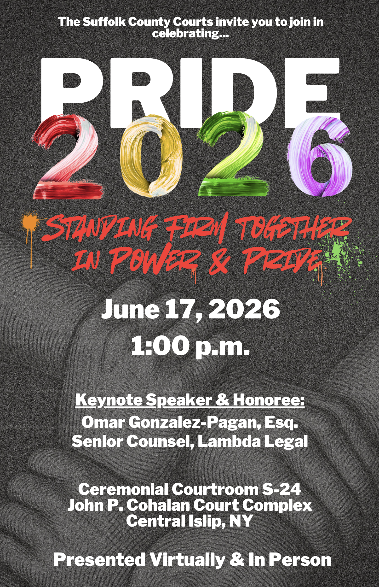 MAY 2026 / OPEN CALL: PRIDE 2026 Standing Firm Together in Power & Pride
