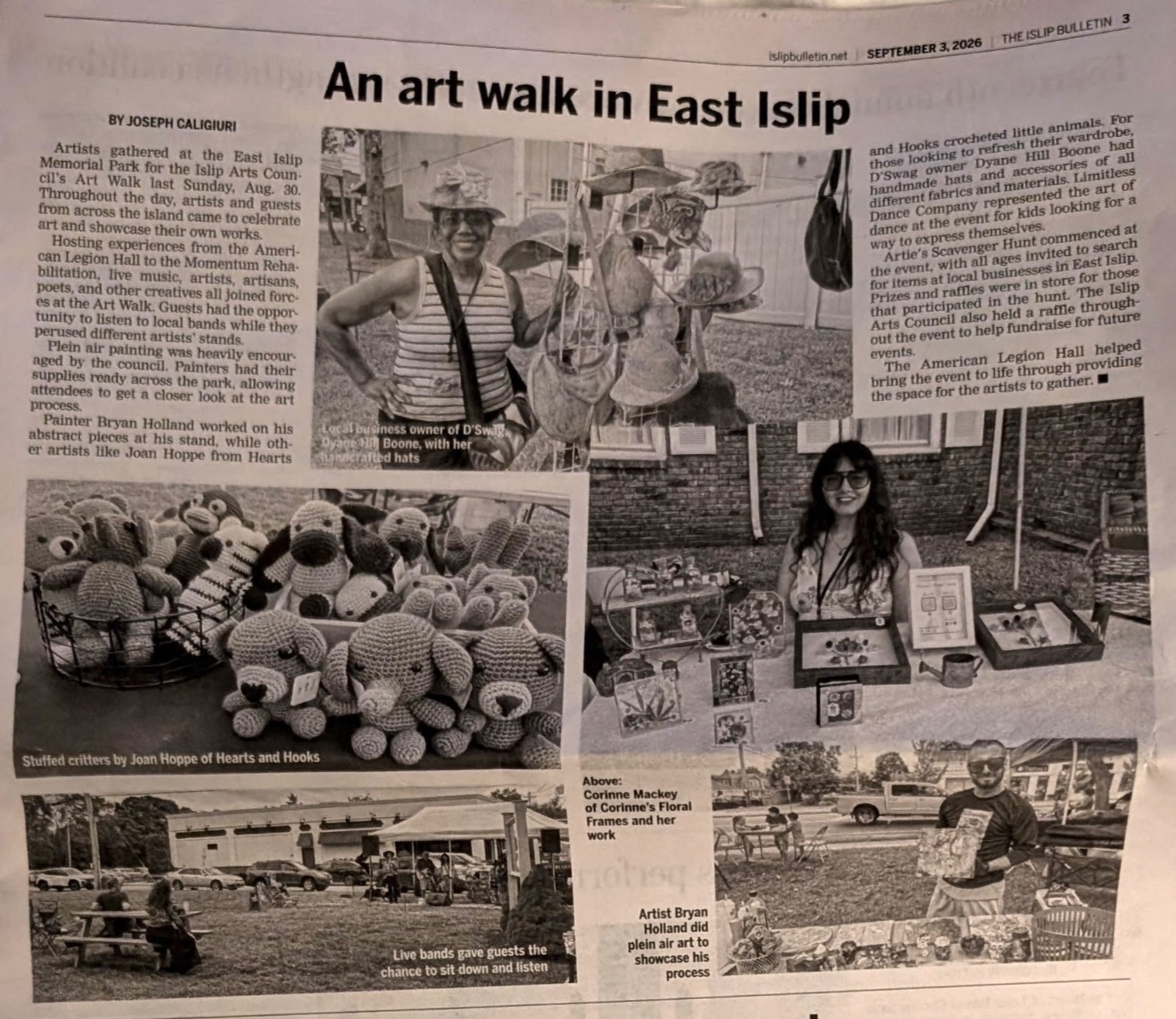 SEPT 2026 / IAC Art Walk in Islip Bulletin
