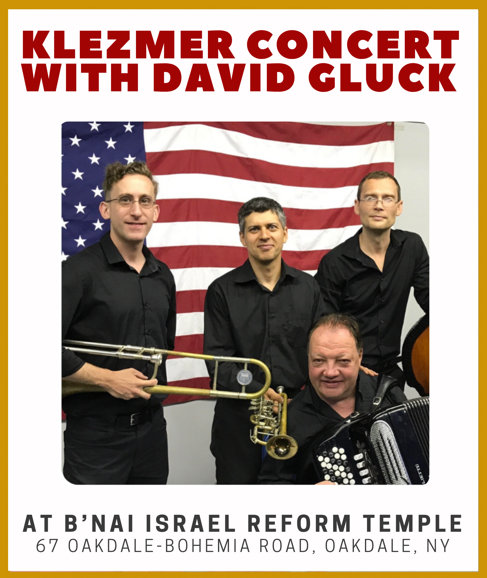OCTOBER 11 / B'Nai Israel Reform Temple, Oakdale Image